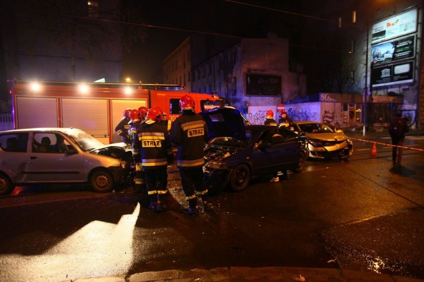 Wypadek na Gdańskiej w Łodzi