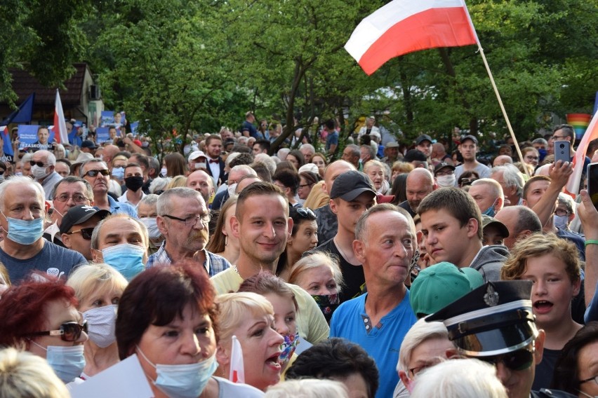 Wizyta Andrzeja Dudy, walczącego o reelekcję prezydenta, 2...