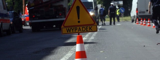 Wypadek w Wałczu - utrudnienia na DK nr 10