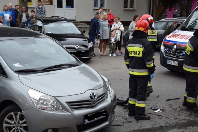 Nowy Dwór Gdański. Wypadek przy ulicy Sikorskiego