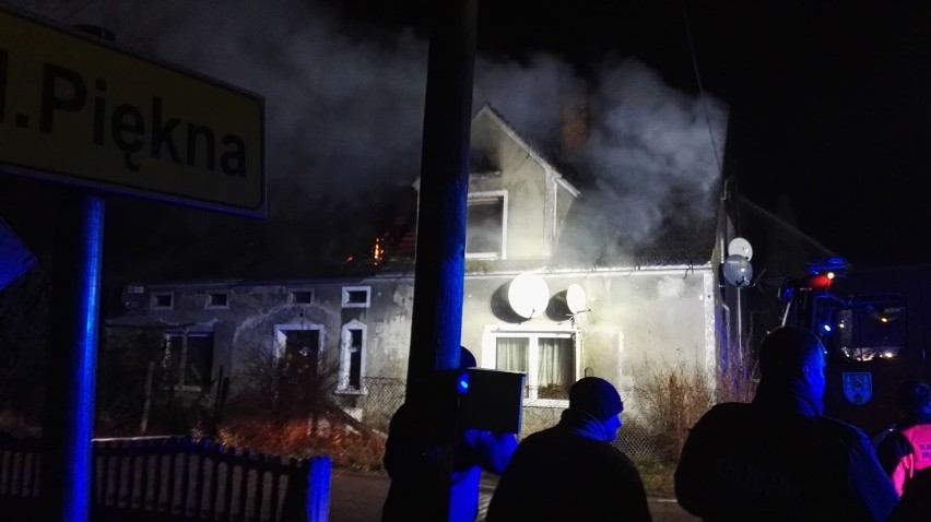 Do pożaru doszło w środę, 28 listopada, w Krępie - dzielnicy...