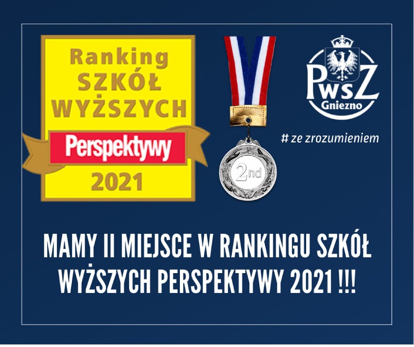 PWSZ Gniezno. Uczelnia na drugim miejscu rankingu „Perspektywy 2021”