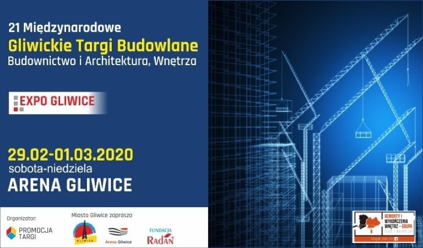 Gliwice: Targi Budownictwa w Arenie Gliwice od 29 lutego do 1 marca 2020. Deweloperzy, firmy budowlane, nowości rynkowe