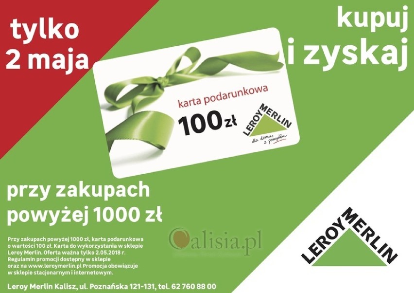 Promocje Licytacje Pokazy Produktow I Niespodzianki Dla Klientow Tak Bedzie Wygladac Majowka Z Leroy Merlin Kalisz Nasze Miasto