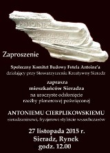 Fotel Antoine'a. Odsłonięcie w piątek 27 listopada. Konkurs z racji wydarzeń w Paryżu zawieszony