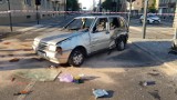 Trzy osoby ranne w wypadku na Mickiewicza w Łodzi [ZDJĘCIA, FILM]