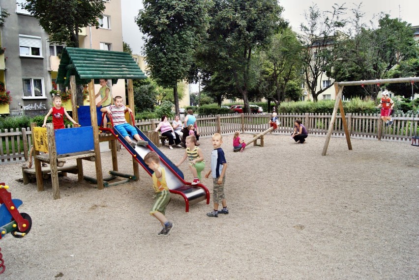 plac zabaw na ulicy Sokolej
