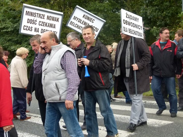 Do zmiany decyzji w sprawie obwodnicy Bełchatowa przyczyniły się m.in. protesty mieszkańców