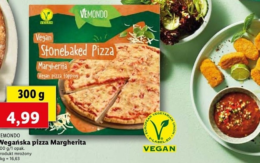 Lidl wycofuje ze sprzedaży pizzę wegańską Vegan Stonebaked...