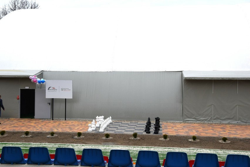 Otwarcie nowej, lekkiej hali Olimpia przy szprotawskim LO