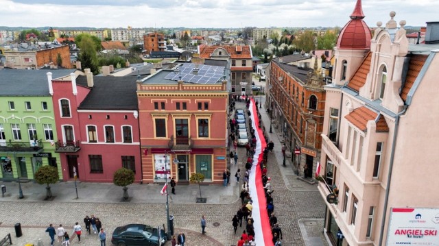 Na zdjęciach w galerii prezentujemy jak w Wąbrzeźnie świętowano uchwalenie Konstytucji 3 Maja