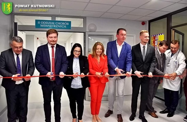 Nowy oddział chorób wewnętrznych w kutnowskim szpitalu. Remont kosztował ponad 2,1 mln złotych
