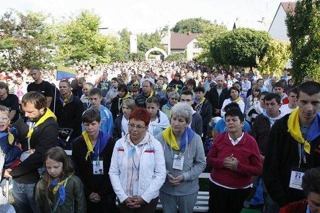 Pielgrzymka zagłębiowska w Ogrodzieńcu