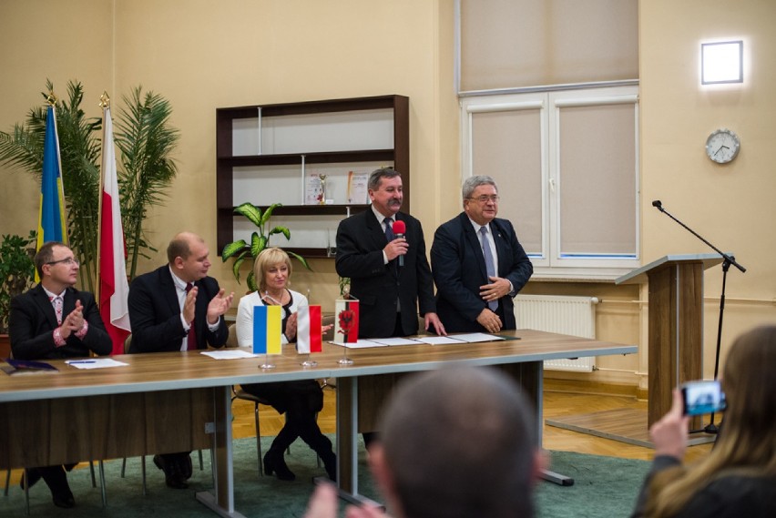 Podpisanie umowy o współpracy z ukraińskim powiatem Bohoduchiw