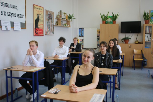 Matura 2024 w Sieradzu. 139 osób zdawało egzamin z języka polskiego w "Jagiellonie"