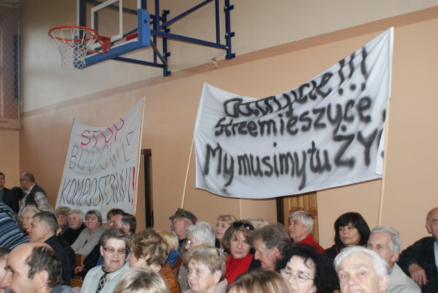 Mieszkańcy Strzemieszyc protestują przeciwko kompostowni w dzielnicy