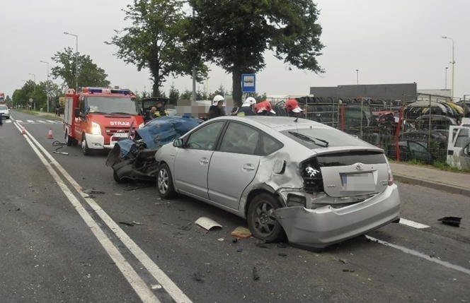 Witaszyce: Groźny wypadek na krajowej 11