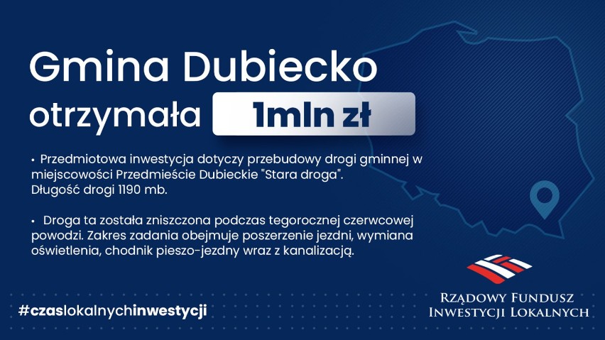 Wsparcie dla gminy Dubiecko, część 2.