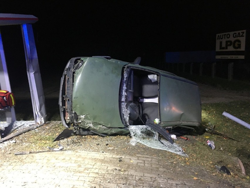 Pijany kierowca doprowadził do wypadku w miejscowości Gwizdaj [ZDJĘCIA]