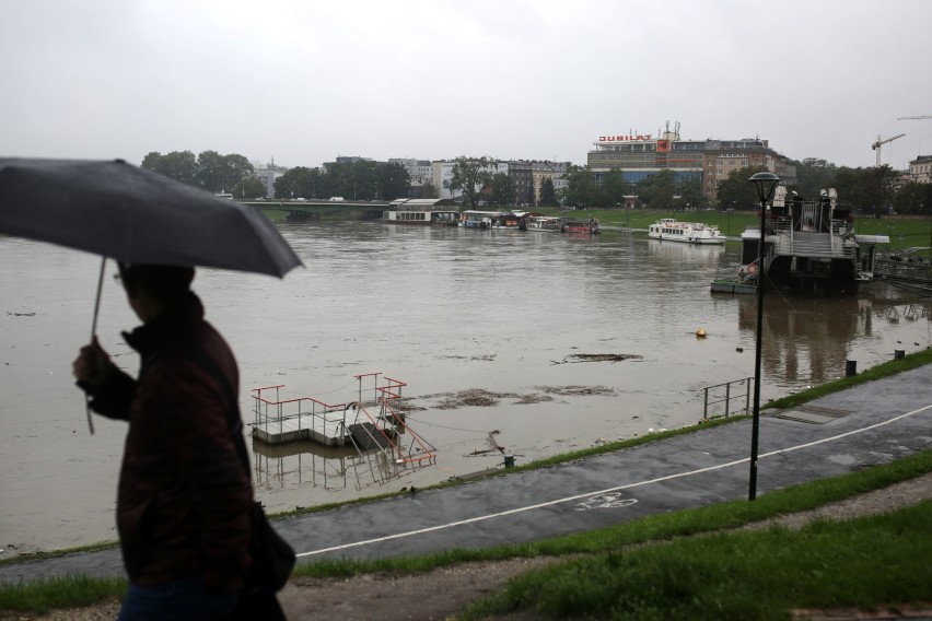 22.09.2017 krakow, 
bulwary wislane zalane, wisla wylewa,...