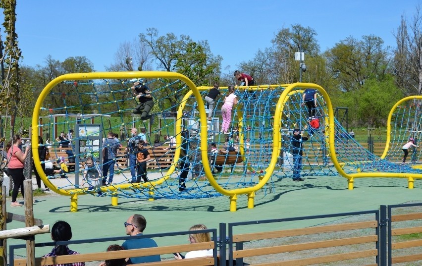 Plac zabaw w parku 800-lecia Opola