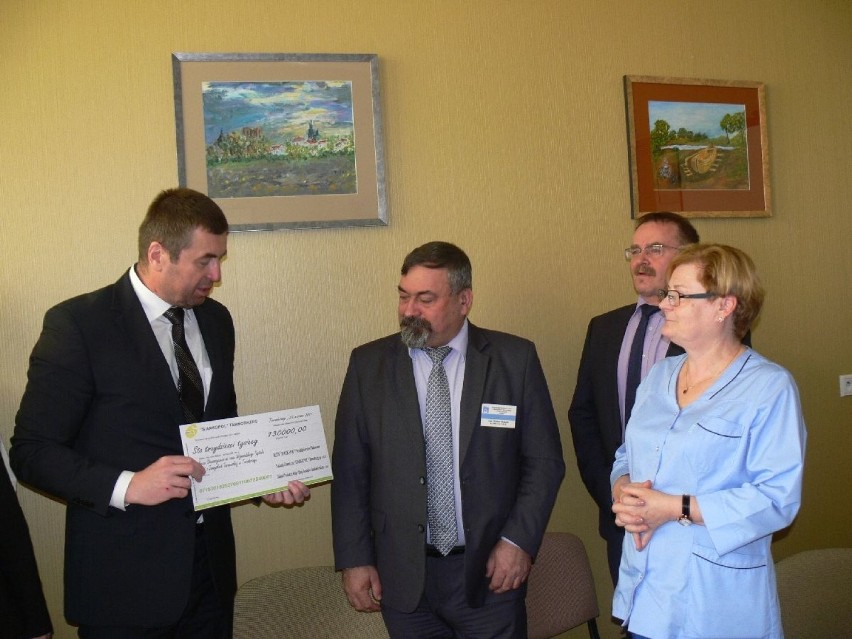 Grupa „Siarkopol” przekazała 130 tysięcy złotych Szpitalowi Wojewódzkiemu w Tarnobrzegu