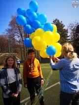 Ukraińscy uczniowie powitani w szkole w Żarkach ZDJĘCIA