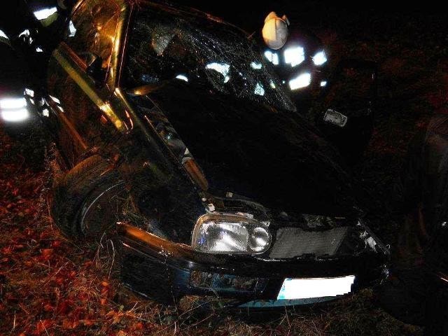 Koźmin - Sprawca wypadku w Wyrębinie koło Borzęciczek był pijany