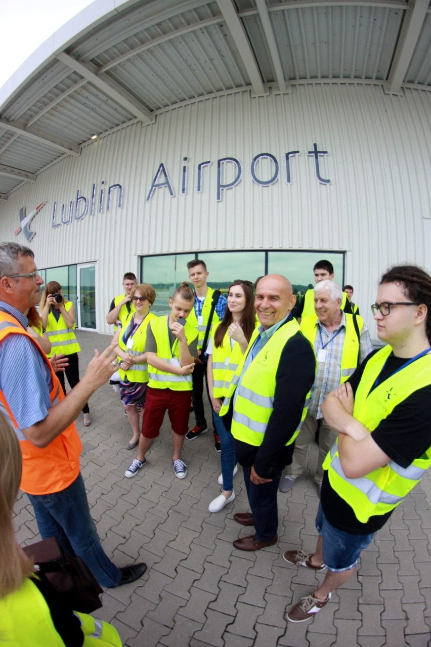 Zwiedzanie lubelskiego lotniska