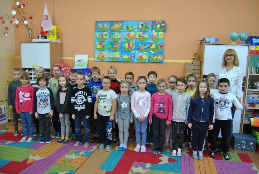 Odwiedziliśmy pierwszaków ze szkoły w Kiełczewie