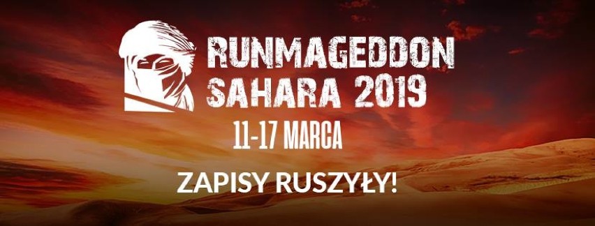 Jacek Zell bierze udział w Runmageddon Sahara 2019