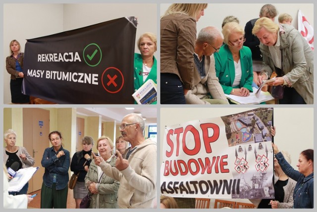Mieszkańcy ulicy Płockiej we Włocławku nie chcą budowy wytwórni mas bitumicznych. Przyszli na sesję rady miasta Włocławek.