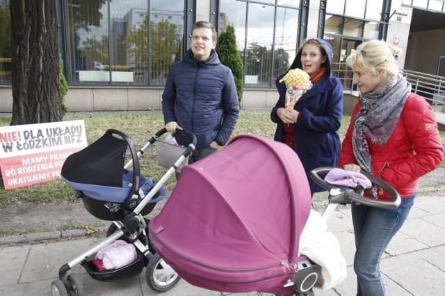 Pacjentki Pro Familii okupowały budynek łódzkiego NFZ