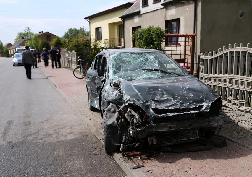 Wypadek w Łękach Szlacheckich