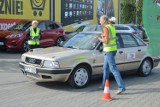 Po Skierniewicach jeździły samochody rajdowe. Było głośno, emocji nie zabrakło [Film,ZDJĘCIA]