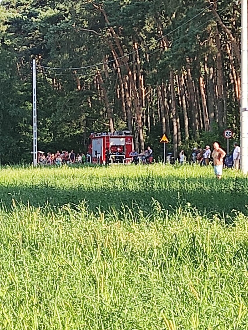 Dramatyczne sceny nad jeziorem Skrzyneckim pod Włocławkiem