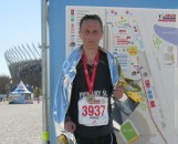 Piekary Śląskie: Andrzej Wymysło na Orlen Warsaw Marathon 2013