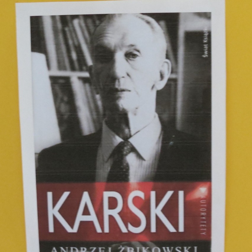 Jan Karski - Człowiek Wolności. Wystawa w łukowskiej bibliotece
