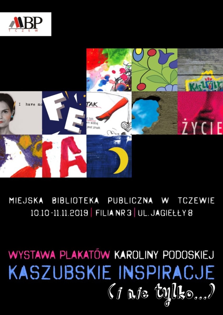 Tczew. Zobacz wystawę plakatów Karoliny Podoskiej pt. „Kaszubskie inspiracje ( i nie tylko... )” [ZDJĘCIA]