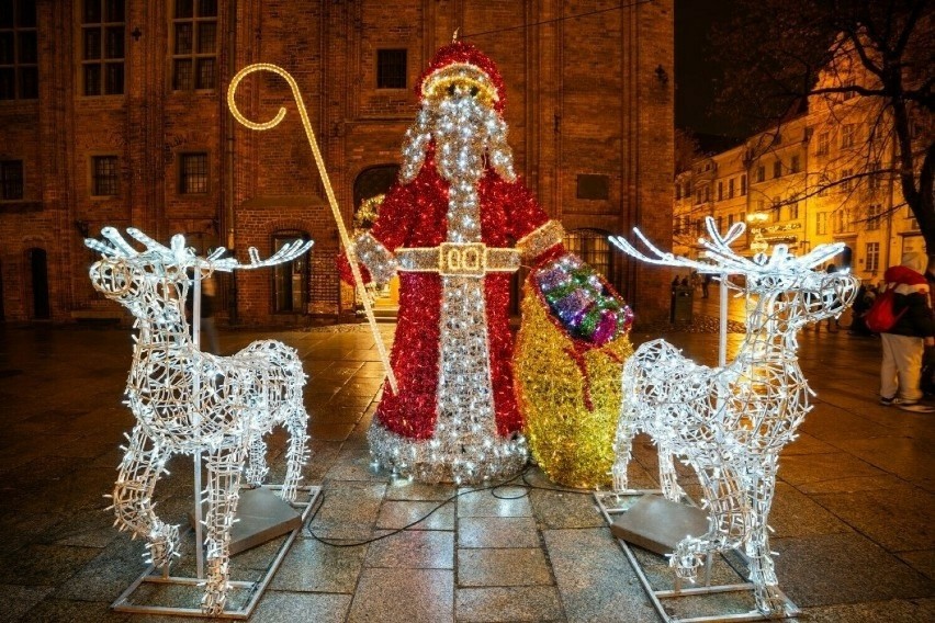 Iluminacje świąteczne w Toruniu