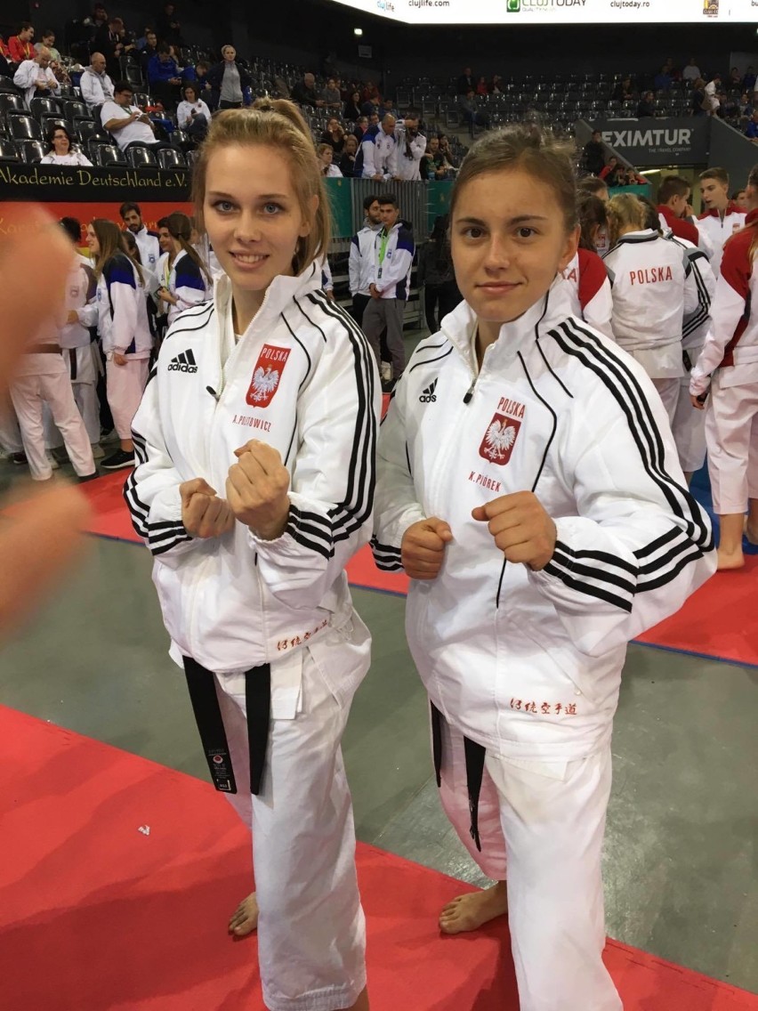 Klaudia Piórek i Aleksandra Politowicz z medalami Mistrzostw Europy i Świata w karate