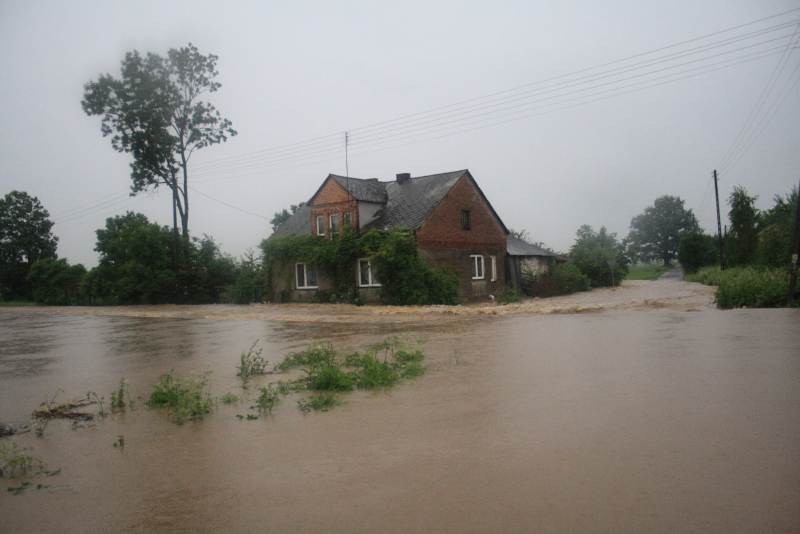 Powódź w gminie Irządze