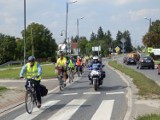 Policjanci zabezpieczali rowerową pielgrzymkę do Częstochowy