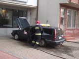 Głogów: Pożar auta na ulicy Słowiańskiej