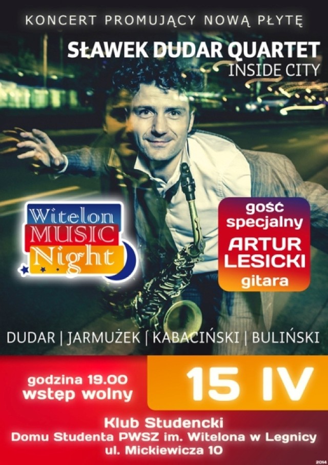 Sławek Dudar Quartet dziś zagra w Legnicy