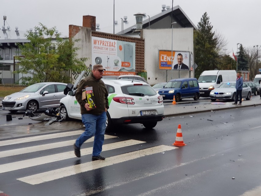 Przy ul. Bema doszło dziś do kolizji drogowej. Zderzeniu...