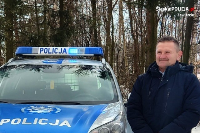 asp. szt. Zbigniew Przybylik służył w policji ponad 29 lat.