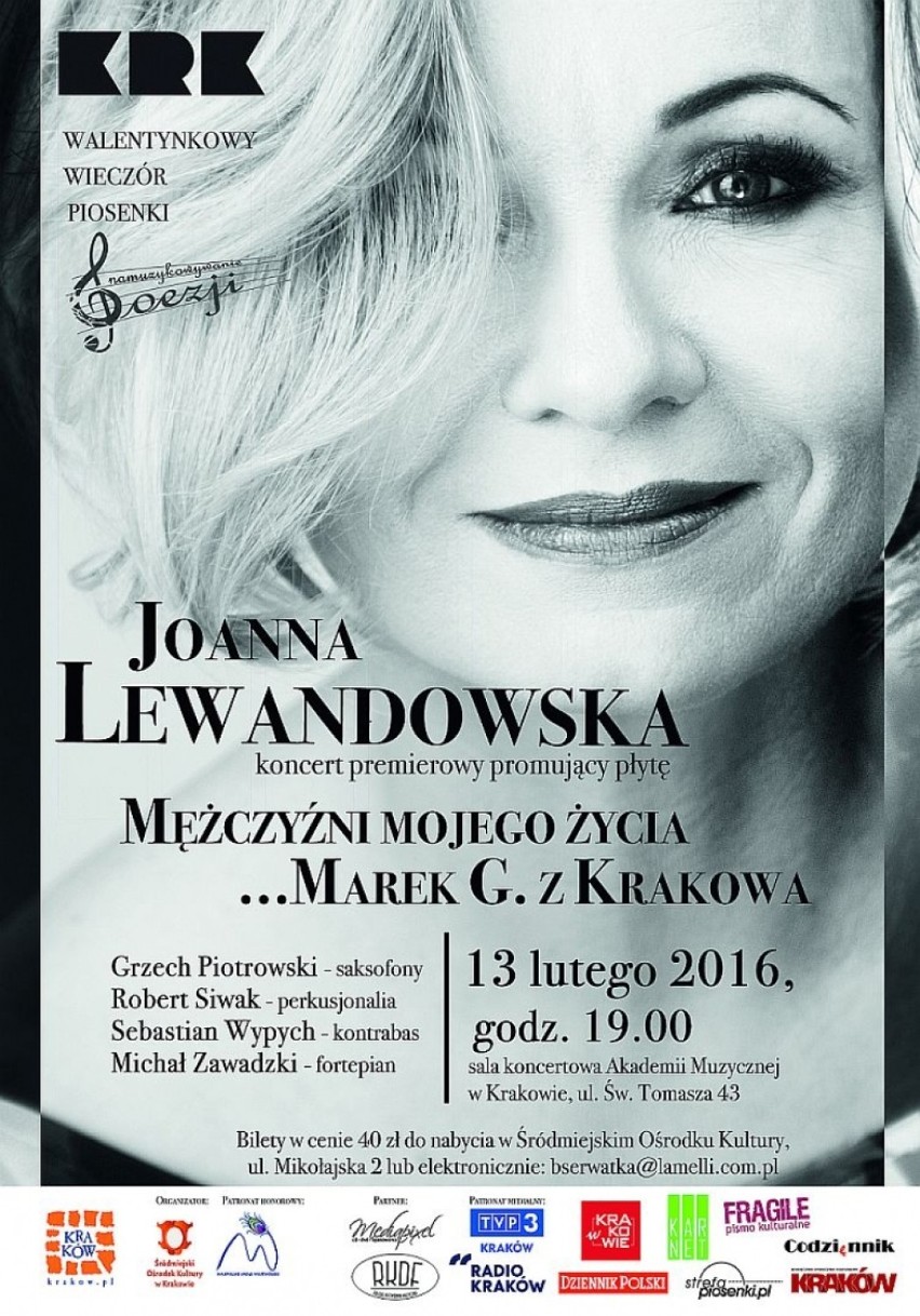 13 lutego, godz. 19:00

Koncert JOANNY LEWANDOWSKIEJ z...