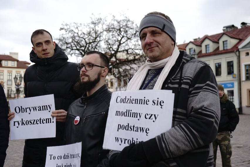 Jeszcze jeden protest w Rzeszowie. Tym razem branży weselno-rozrywkowej. Ponownie z udziałem Grzegorza Brauna