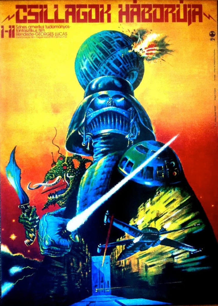 Gwiezdne Wojny: Nowa Nadzieja (1977) - plakat węgierski